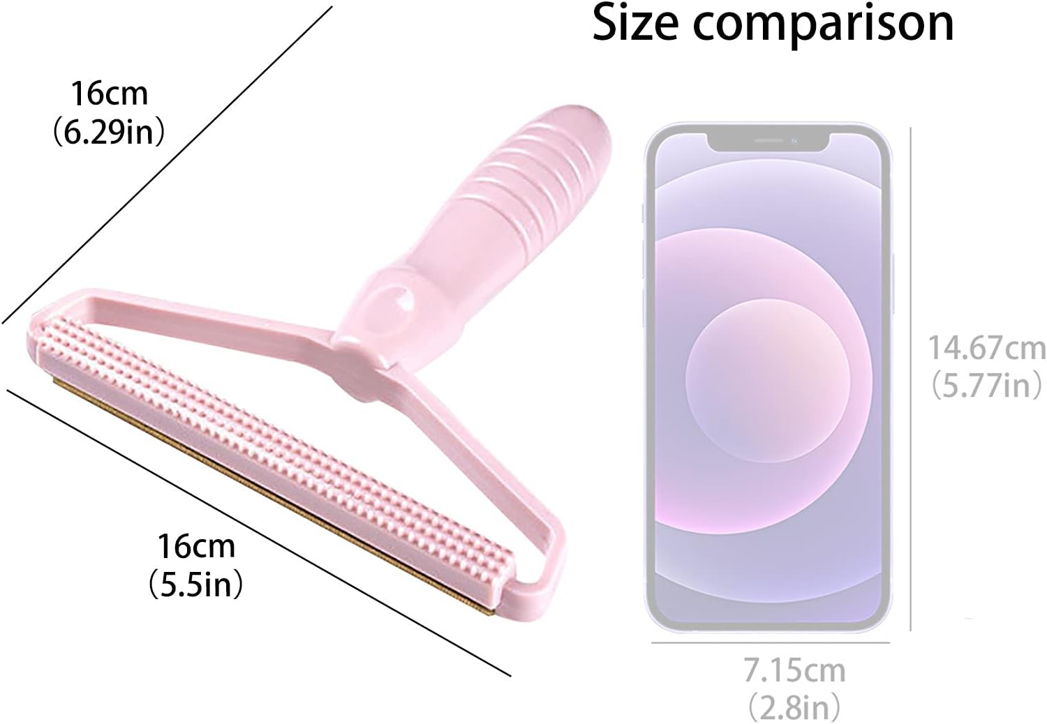 Double-Sided Fabric Lint & Pet Hair Remover