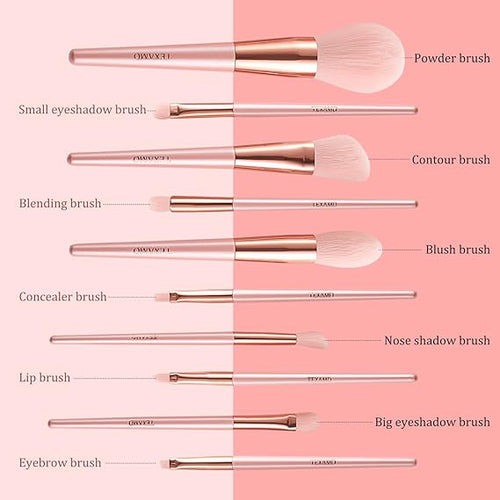 Sweet Beauty 07 PCs Makeup Brush Set | Complete Brush Kit for Professional and Beginner (Random Color)