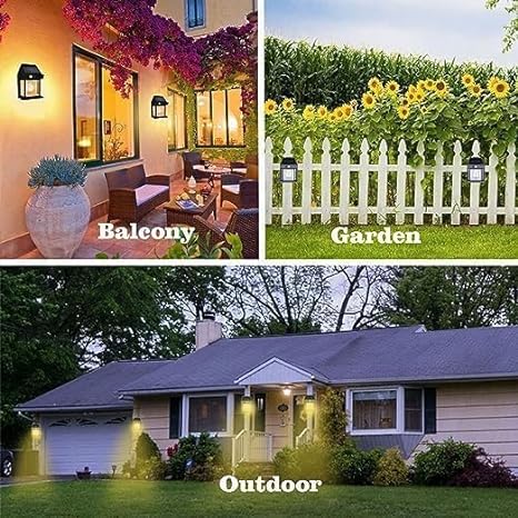 Solar Wall Light Outdoor Waterproof LED Garden Lamp