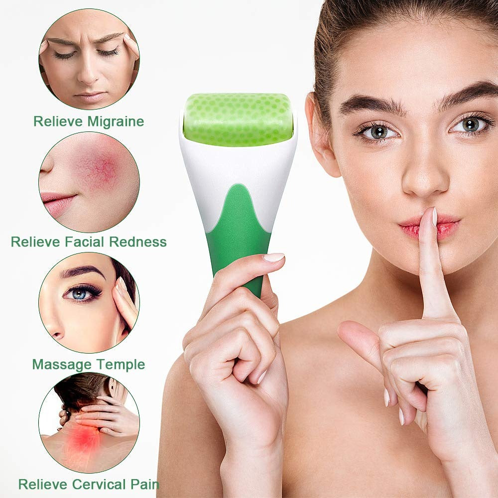 Ice Roller,  Relief, Cold Gel Ice Face Massager, for Face Eye Puffiness