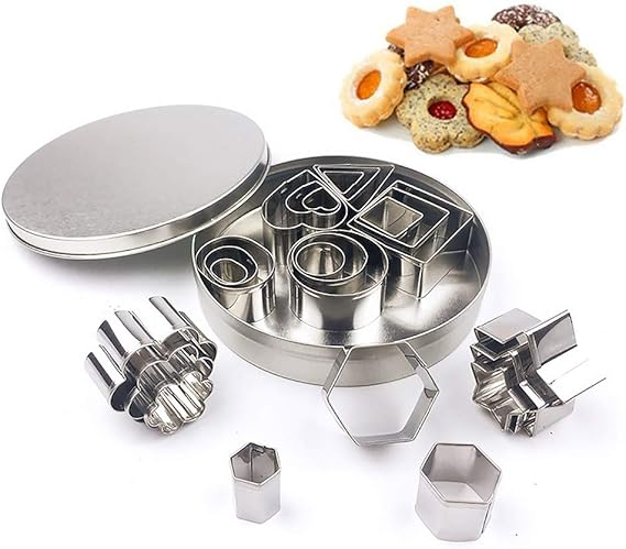 Stainless Steel Cookie Cutter,Assorted Shapes for Baking, Pastry