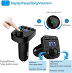X8 Multifunctional Car MP3 Player 3.1A Wireless FM Transmitter