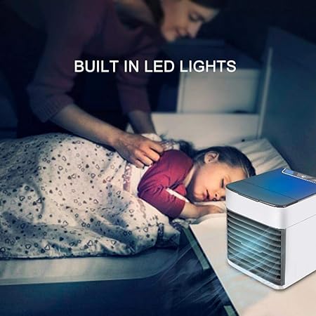 Air Conditioner, Portable USB Air Cooler Fan with 3 Speeds