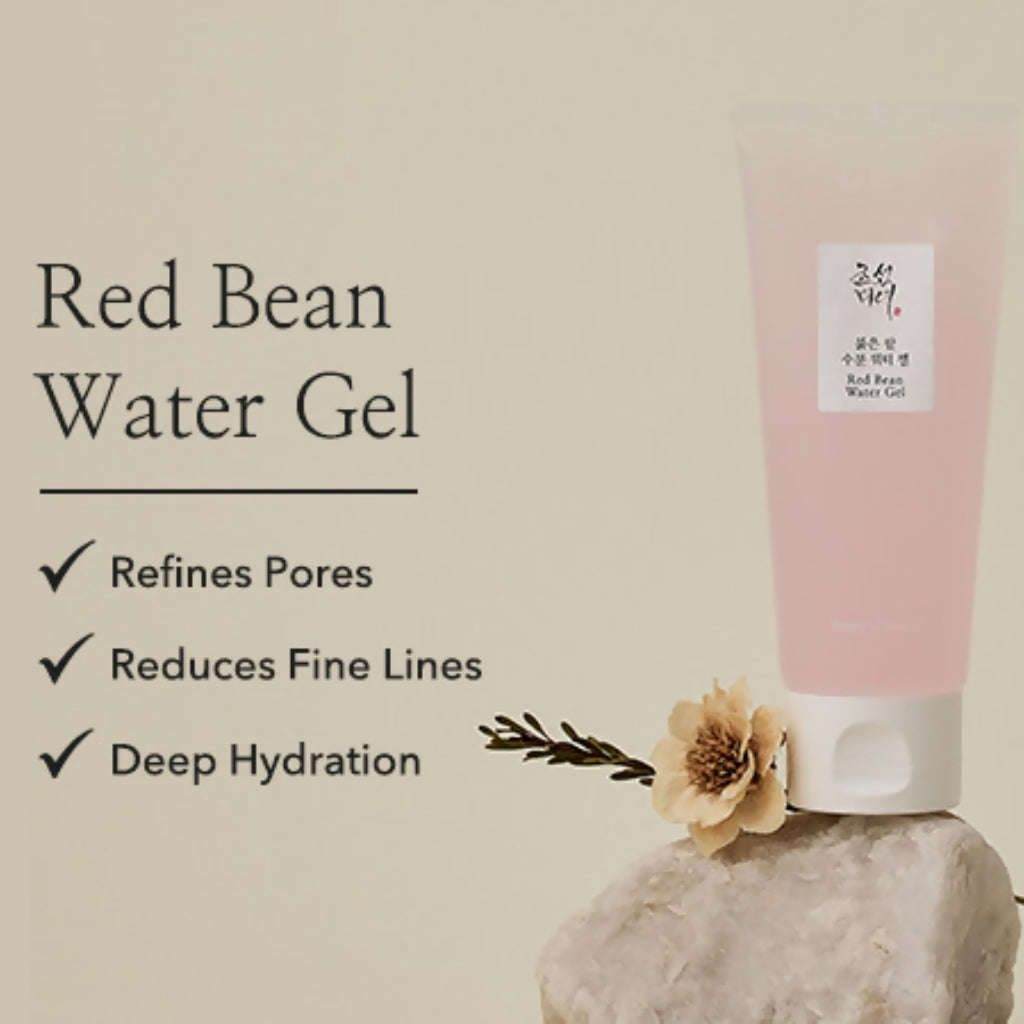 Korean Skincare Red Bean Water Gel, Hydrating & Oil-Control Moisturizer