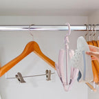 Shoe Hanger, Double Hook, for Drying Shoes and Space Saving Storage