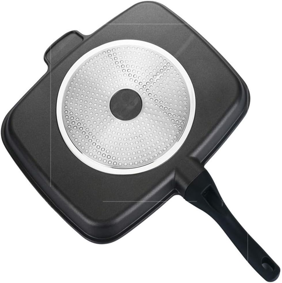 Pancakes, Divided Non Stick Skillet Pan for Eggs and Meals