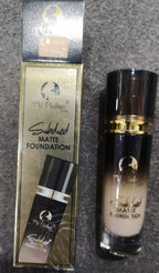 TV Parlour Subdued Matte Foundation In The Shade Latte Providing Smooth Coverage - 28ML