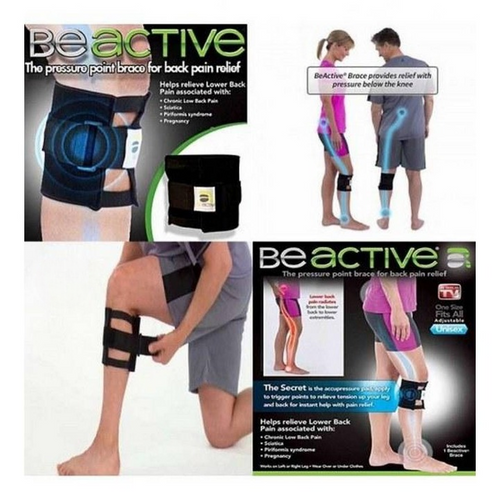 BeActive Knee Brace Pressure Pad Leg Support for Back Comfort