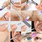 Professional Manicure Set Stainless Steel Grooming Kit