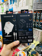 Sabawoon S117 18W Fast Charging Charger with Type-C Cable