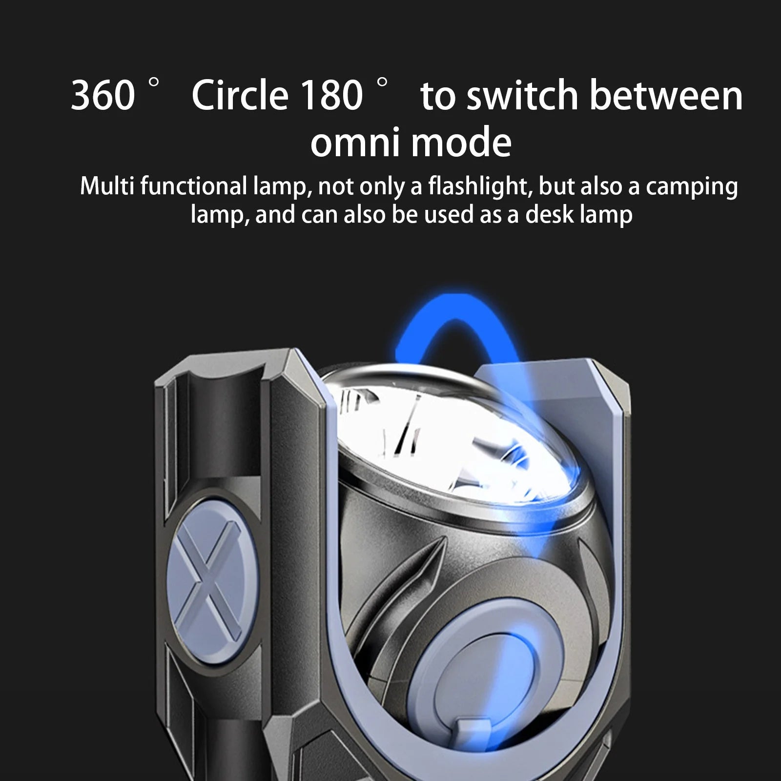 Flashlight, High Lumens Rechargeable with USB Type C Battery Display