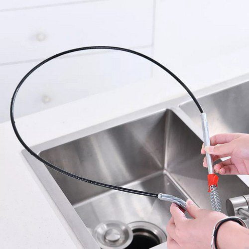 Flexible Drain Cleaning Tool 50cm Hair Catcher Sink and Pipe Clog Remover