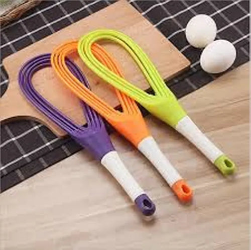Manual Egg Beater Whisk, PP Plastic Kitchen Hand Mixer