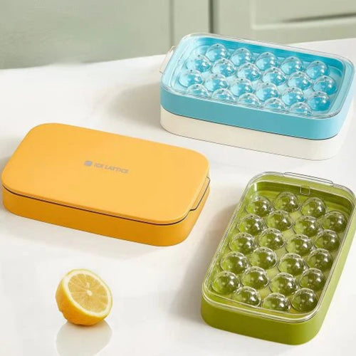 Silicone Ice Cube Ball Making Trays, Easy-Release Durable Multipurpose & Safe