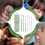 Stainless Steel 410 Spiral Ear Cleaner Tool With Helical Groove Design
