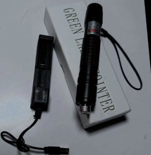 Green Laser Light 532nm – Aluminum Alloy Body (With Battery & Charger)