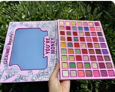63-Color Eyeshadow Palette – Matte, Shimmer & Glitter