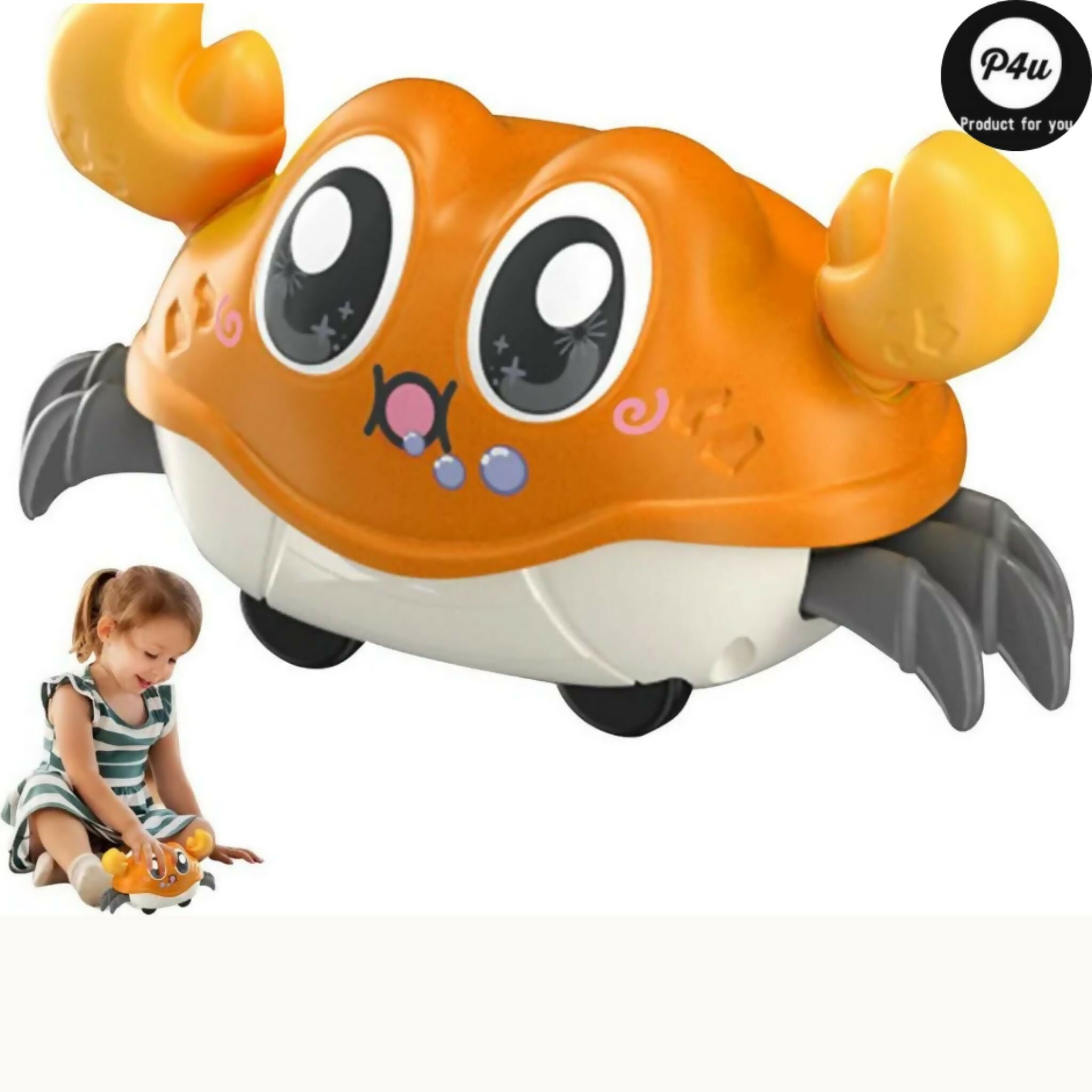 Interactive Crawling Crab Toy