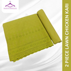 Unstitched Suit, Chicken Kari Embroidery Adds a Touch Of Traditional Elegance