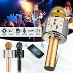 Bluetooth Karaoke Microphone & Wireless Speaker, for Parties