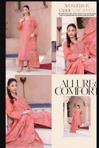 Pink Chickenkari Lawn 3pc Suit For Women
