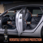 Multi Surface Shine Spray for Leather Rubber Plastic and Wood