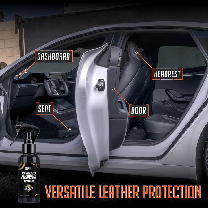 Multi Surface Shine Spray for Leather Rubber Plastic and Wood