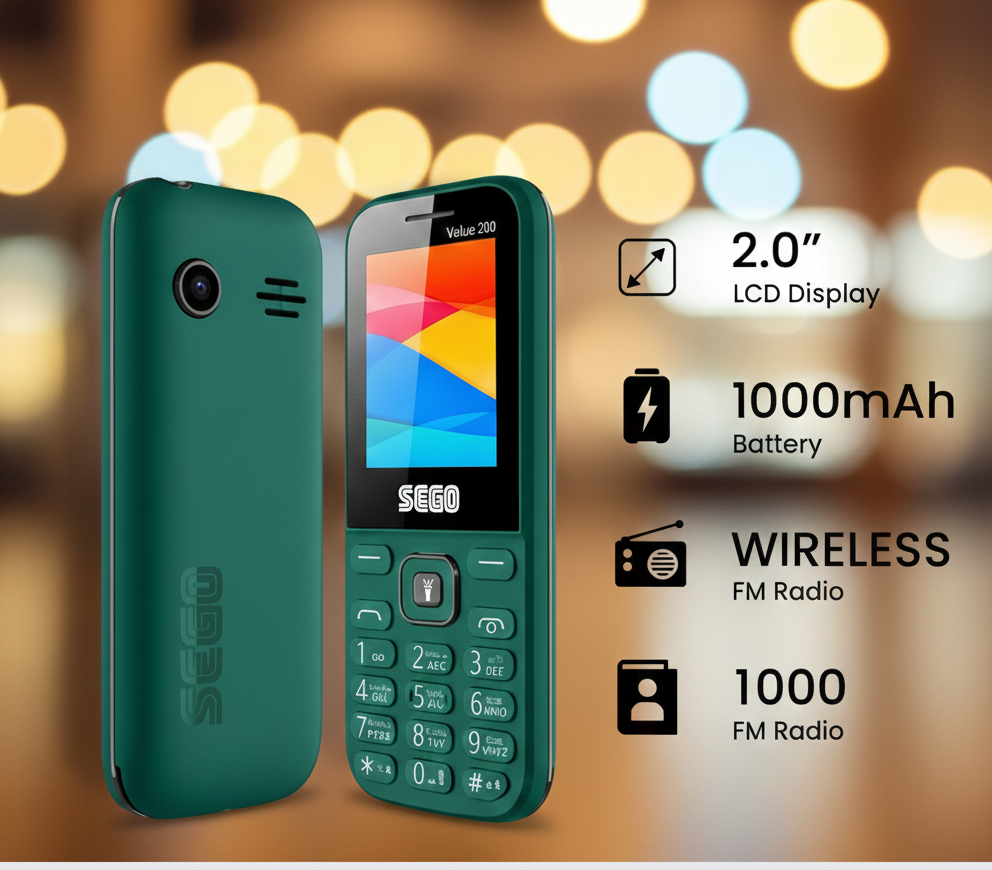 SEGO Value 200 – 2.0" LCD Dual SIM Mobile