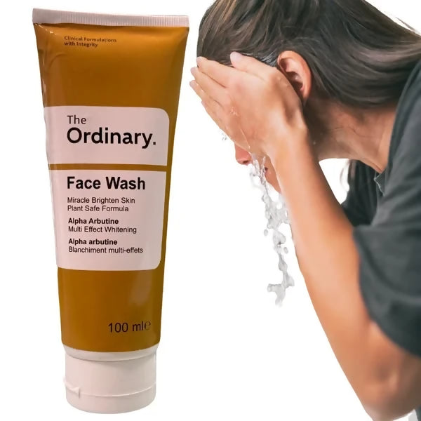 Ordinary Face Wash with Alpha Arbutin | Hydrating Cleanser for All Skin Types (100ml)