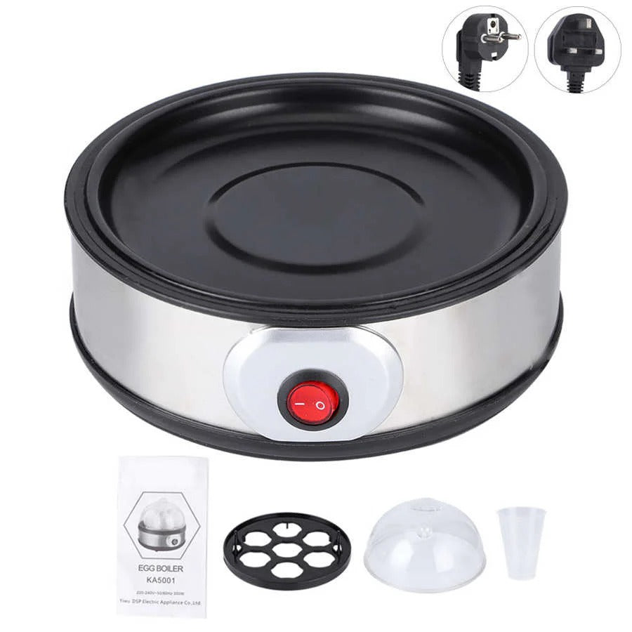 DSP Professional 350W Electric Egg Boiler, With Steam Rack And Measuring Cup