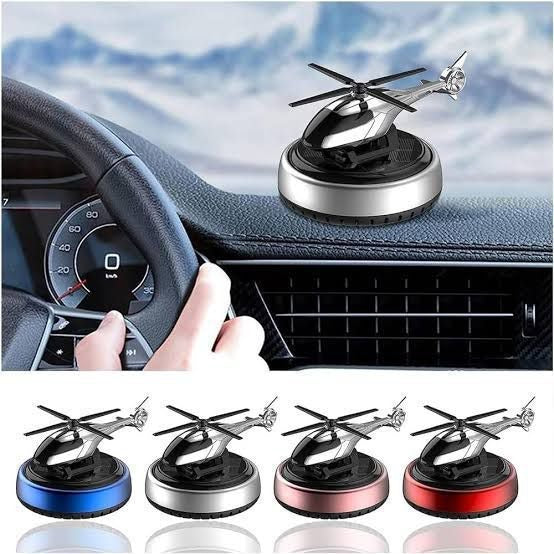 Helicopter Car Aroma Diffuser Air Freshener For Dashboard & AC Vent Fragrance