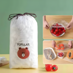 Transparent Fresh Food Storage & Wrap Bags (Pack Of 01)