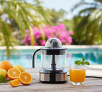 Premium Stainless Steel Electric Citrus Juicer, High-Torque Performance