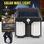 Solar Wall Light Outdoor Waterproof LED Garden Lamp