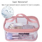 Waterproof PVC Makeup Cosmetic Storage Bag Large Capacity
