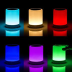 Speaker, Touch Lamp Bluetooth with LED Color Light