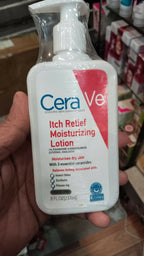CeraVe Itch Relief Moisturizing Lotion | Fast-Acting Relief for Dry, Itchy Skin | With Ceramides, Niacinamide & Hyaluronic Acid | 237ml