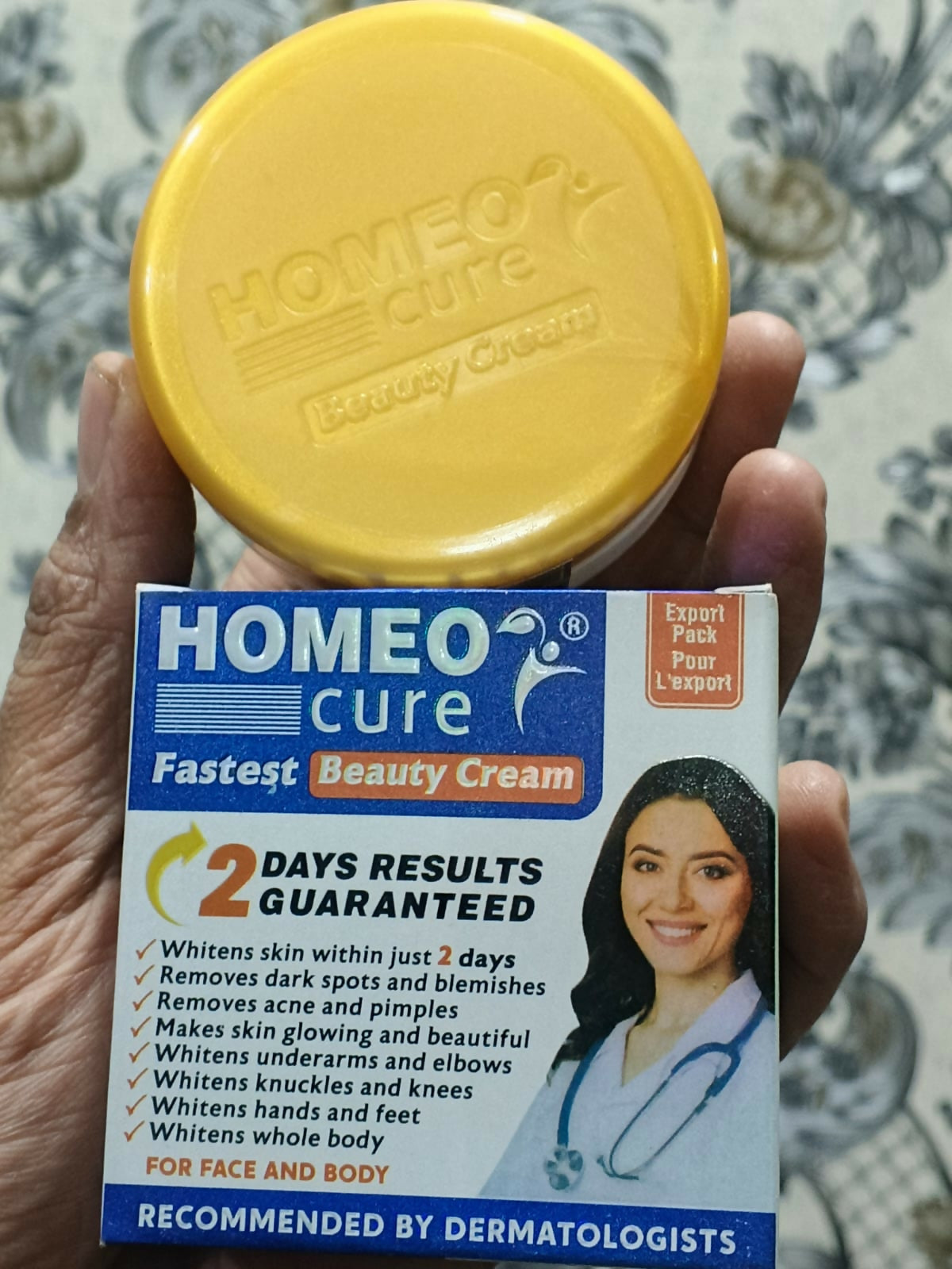 Fastest Beauty Cream HOMEO Cure | Face & Body | Pakistan Made | 50g