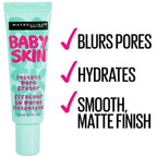 Maybelline Baby Skin Instant Pore Eraser Primer | Matte & Poreless Makeup Primer | Lightweight Pore-Blurring Formula | 22 ml