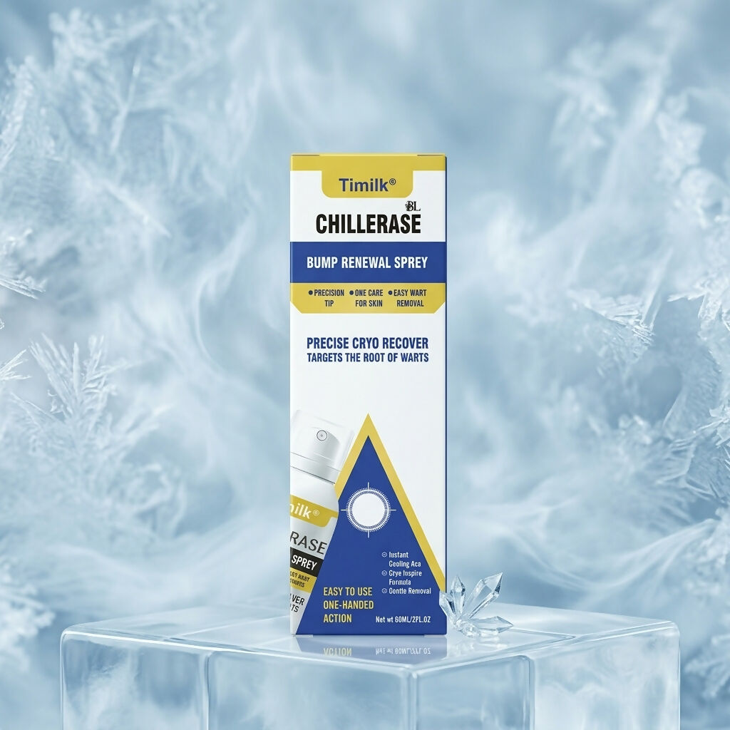 Timilk ChillErase Bump Renewal Spray - Skincare Accessory Designed For Skin Smoothing And Daily Facial Care Routine – 60ML