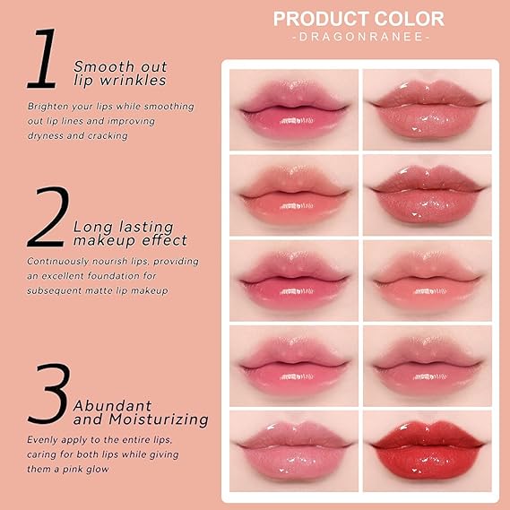 Liquid Lip Tint Gloss Lightweight Lip Gloss Smooth Texture Lip Makeup