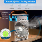 Air Cooler Fan, Mini Portable USB Personal Desktop Cooling Fan