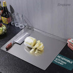 Cutting Board, Stainless Steel, Non Slip Chopping Board Medium Size