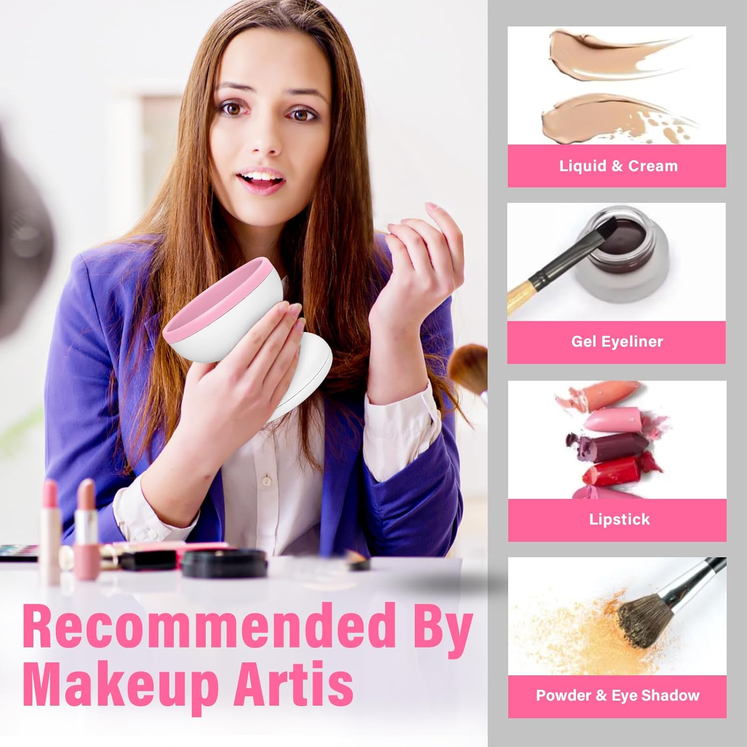 Makeup Brush Cleaner Machine, Electric Makeup Brush Cleaner