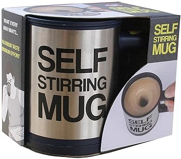 Mug, Automatic Self Stirring for Coffee and Beverages