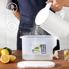 Water Storage Container, Fridge Beverage Dispenser with Tap Food Grade