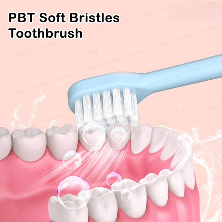 Toothbrush Set Soft Bristles with Toy Car for Kids