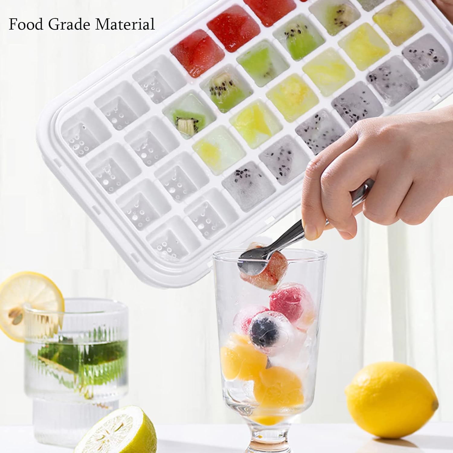 32-Cube Silicone Ice Tray – BPA-Free & Flexible