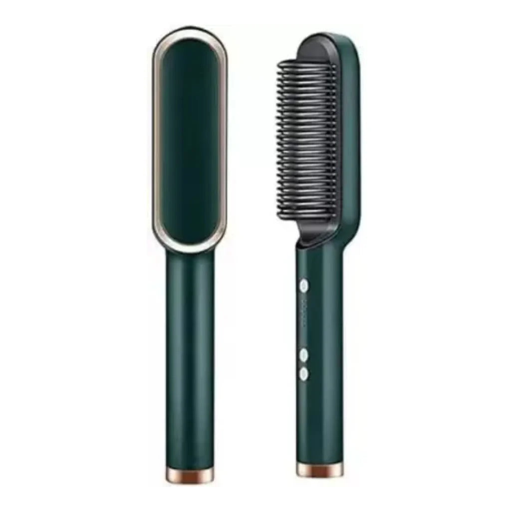 909 Hair Straightener Brush Fast Heating Styling Tool
