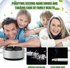 Ashtray, Smokeless with Built in Air Purifier, with Turbo Fan